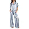 Midnight Bakery Stripe Satin Pajamas