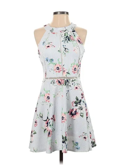 Pre-owned Midnight Doll Casual Dress In Gray