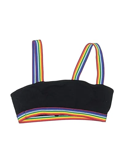 Pre-owned Midnight Hour Swimsuit Top Black Swimwear