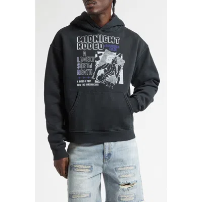 Midnight Rodeo American Exxtasy Graphic Hoodie In Black