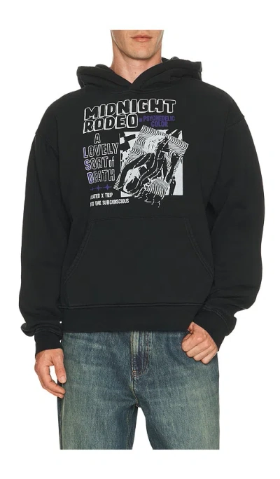 Midnight Rodeo American Exxtasy Hoodie In Black