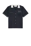 Midnight Rodeo Bowler Shirt In Navy