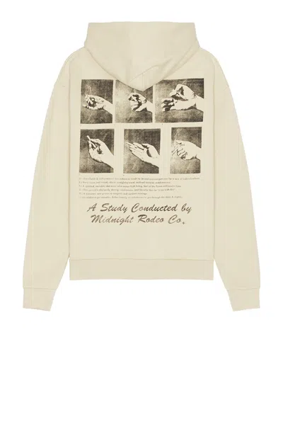 Midnight Rodeo Cigarette Psychology Sweatshirt In Bone