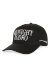 Midnight Rodeo Classic Logo Baseball Cap In Jet Black