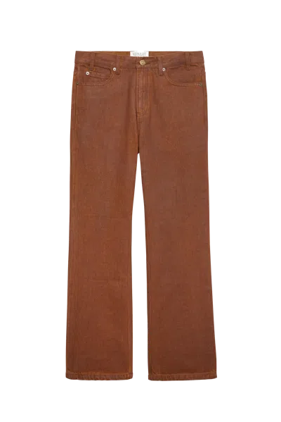 Midnight Rodeo Coated 5-pocket Denim Coated Brown