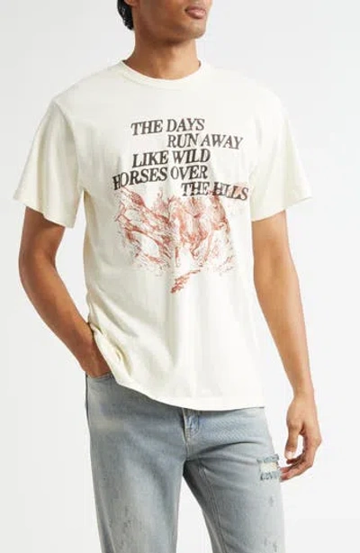 Midnight Rodeo Days Run Away Graphic T-shirt In White