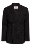Midnight Rodeo Double Breasted Jacket In Black