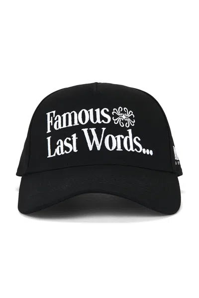 Midnight Rodeo Famous Last Words Hat In Black