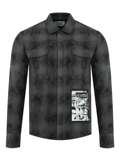 MIDNIGHT RODEO FLANNEL -PACHED SHIRT