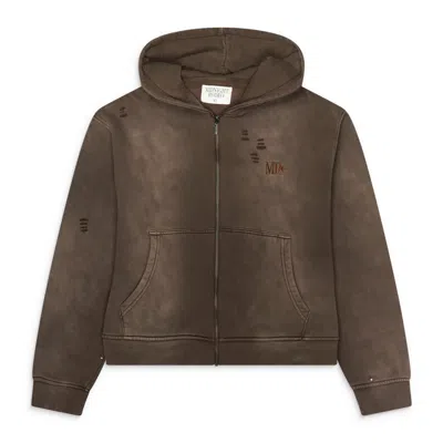 Midnight Rodeo Full Zip Hoodie Brown