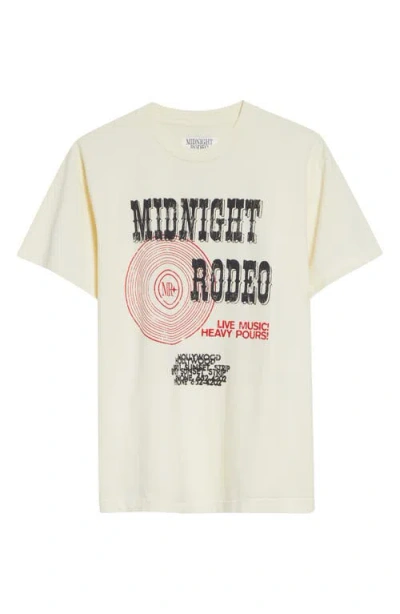 Midnight Rodeo Heavy Pours Graphic T-shirt In White
