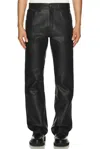 Midnight Rodeo Leather Pants In Black