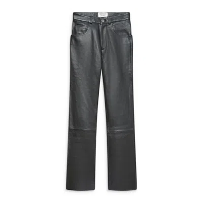 Midnight Rodeo Leather Pants Black