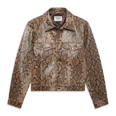 Midnight Rodeo Leather Trucker Multicolor