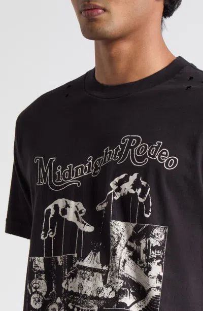 Midnight Rodeo Marianette T-shirt In Black