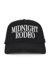 Midnight Rodeo Classic Logo Baseball Cap In Black