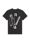 Midnight Rodeo Pinned T-shirt In Black