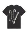 Midnight Rodeo Pinned T-shirt In Black