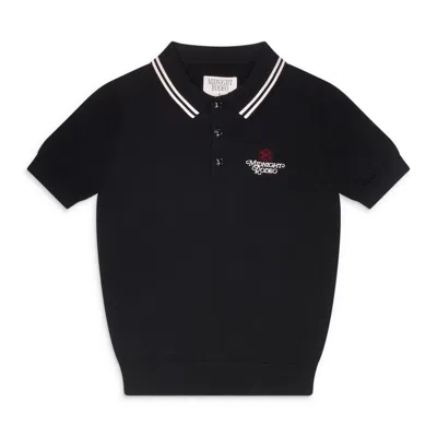 Midnight Rodeo Sweater Polo Black In Sand
