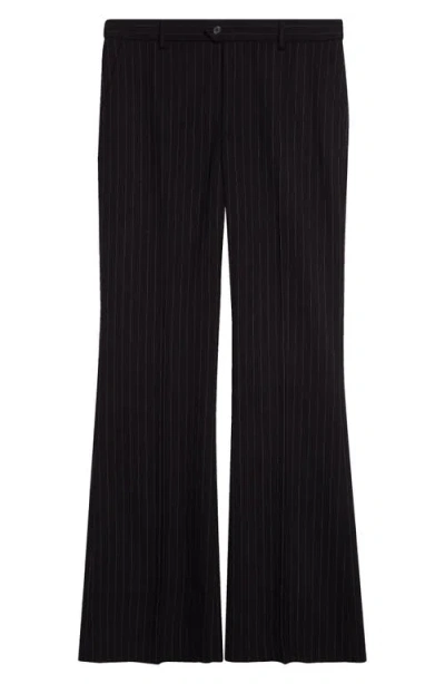 Midnight Rodeo Tailored Flare Leg Trosuers In Black
