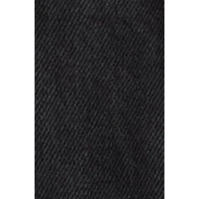 Midnight Rodeo Waxed Cotton Denim Trucker Jacket In Black