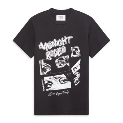 Midnight Rodeo Your Eyes Only Tee Black