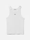 Midnight Studios M-note Logo Tank Top In White