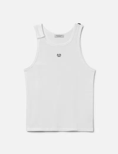 Midnight Studios M-note Logo Tank Top In White
