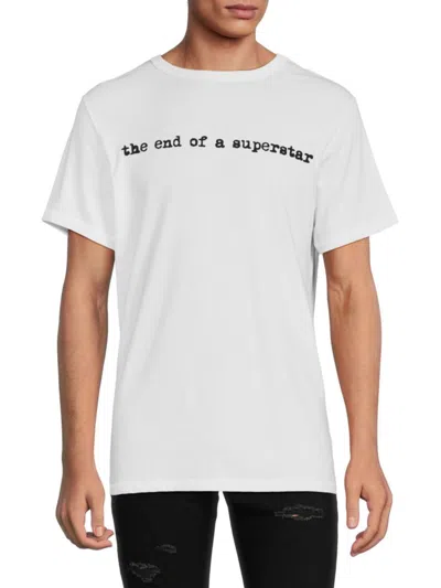 Midnight Studios Men's Superstar T Shirt In White