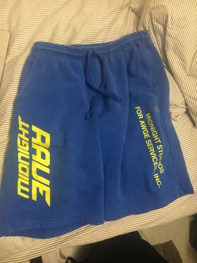 Pre-owned Midnight Studios Midnight Rave Shorts Size 1 In Blue