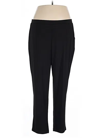 Pre-owned Midnight Velvet Active Pants In Black