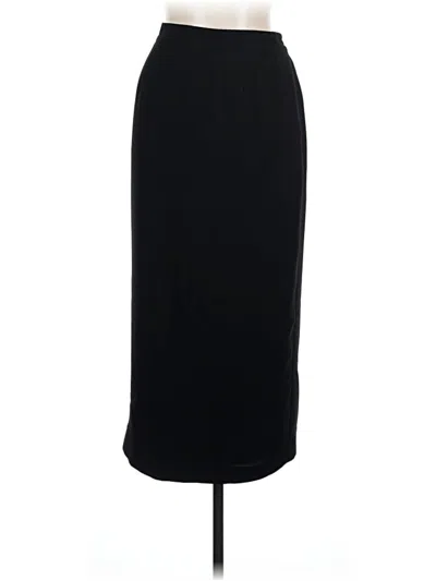 Pre-owned Midnight Velvet Formal Skirt In Black