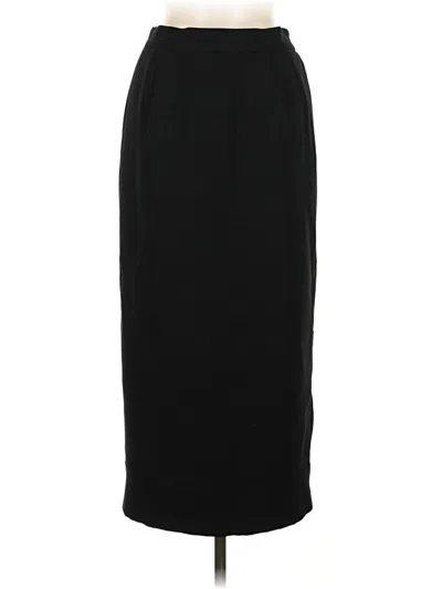 Pre-owned Midnight Velvet Formal Skirt In Black