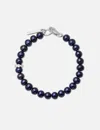 Midnightfactory Chuck Nut With Freshwater Pearls Bracelet