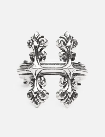 Midnightfactory Quadro Ring In Pattern