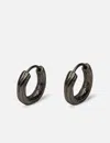 Midnightfactory Woody Hoop Earrings
