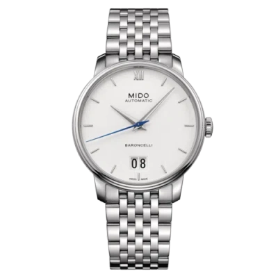 Pre-owned Mido - M0274261101800 - Baroncelli Big Date