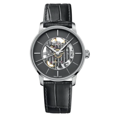 Pre-owned Mido - M0374361606100 - Baroncelli Signature Skeleton