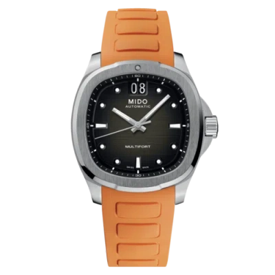 Pre-owned Mido - M0495261708100 - Multifort Tv Big Date