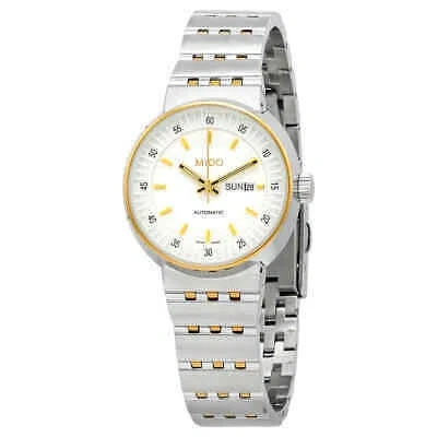 Pre-owned Mido All Dial Automatic White Dial Ladies Watch M733091112