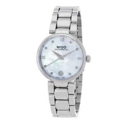 Pre-owned Mido Baroncelli Automatic Mop Dial Ladies Watch M0222071111610