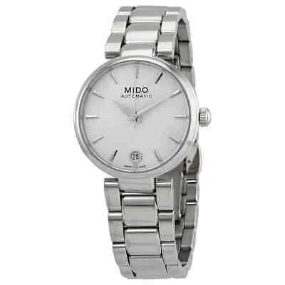 Pre-owned Mido Baroncelli Automatic Silver Dial Ladies Watch M0222071103110