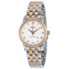 MIDO MIDO BARONCELLI AUTOMATIC WHITE DIAL TWO-TONE LADIES WATCH M76009N61