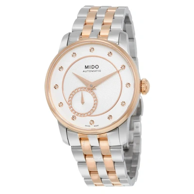 Mido Baroncelli Ii Automatic Ladies Watch M0072282203600 In Two Tone  / Gold / Gold Tone / Rose / Rose Gold / Rose Gold Tone / Silver