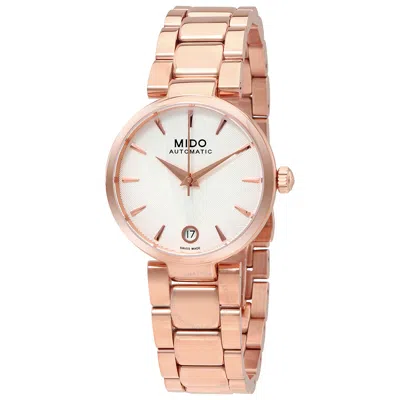 Mido Baroncelli Ii Automatic Ladies Watch M022.207.33.031.10 In Gold / Gold Tone / Rose / Rose Gold / Rose Gold Tone / Silver