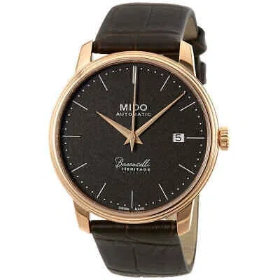 Pre-owned Mido Baroncelli Ii Automatic Men's Watch M027.407.36.080.00