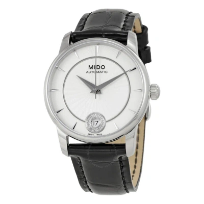 Mido Baroncelli Ii Automatic Silver Dial Men's Watch M0072071603600 In Black