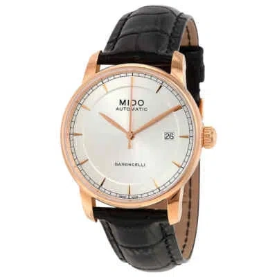 Pre-owned Mido Baroncelli Ii Automatic Silver Dial Men's Watch M86003104