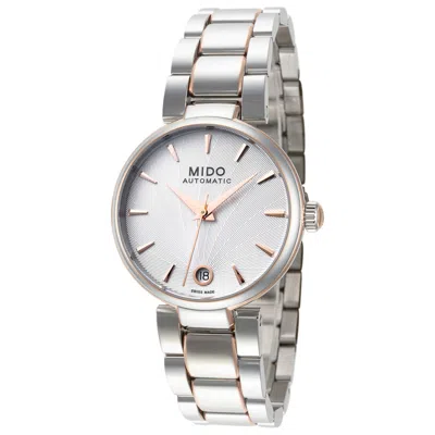 Mido Baroncelli Ii Donna Women's Watch In Silver