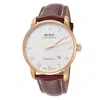 Mido Baroncelli Ii Men's 38mm Automatic Watch In Gold